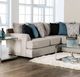 Furniture of America® Gunnersbury 2-Piece Gray L-Shape Sectional -1