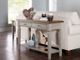 John Thomas Furniture® Home Accents Vista Hickory Sofa Table with Stone Base-1
