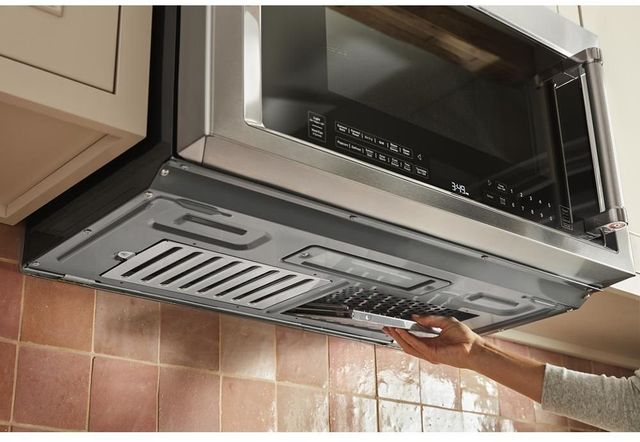 KitchenAid® 1.9 Cu. Ft. PrintShield™ Stainless Steel Over The Range Microwave-4