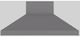 Vent-A-Hood® 66" Gunsmoke Wall Mounted Range Hood-1
