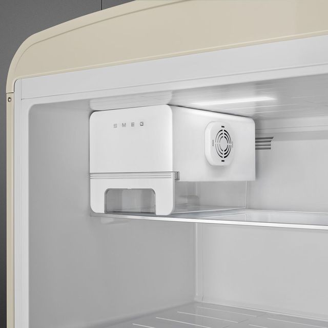 Smeg 50's Retro Style 31 in. 19.3 Cu. Ft. Cream Top Freezer Refrigerator-3