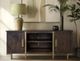 International Furniture Direct Onix Cocoa Brown TV Stand-1