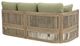 Signature Design by Ashley® Serena Shores Beige/Green Fabric/Wooden Outdoor Sofa-3