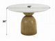 ACME Furniture Kala White Round Dining Table with Oak Base-2