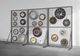 Monarch Specialties Inc. Silver 96" Display Rack Panels for Wall Decor-1