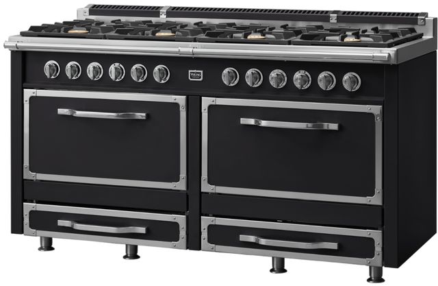 Viking® Tuscany 66" Onyx Pro Style Dual Fuel Range with 2 Induction-2
