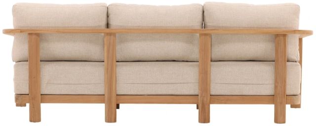 Dovetail Furniture Redford Natural/Sand Fabric/Teak Outdoor Sofa-3