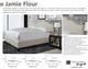 Parker House® Jamie Flour King Upholstered Panel Bed-3