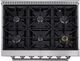VEZENI Reminiscia 36" Stainless Steel Pro Style Gas Range-4