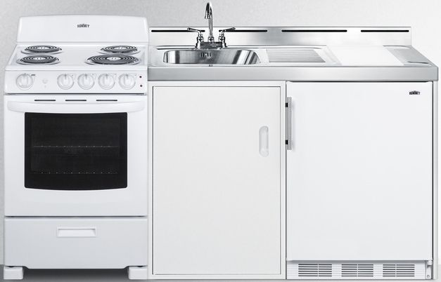 Summit® 72" White All-In-One Kitchenette-1