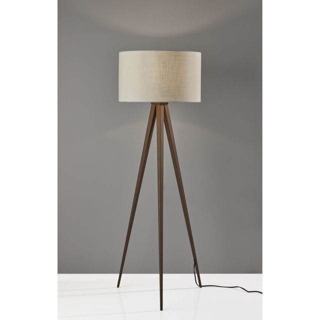 Adesso® Director Brown Floor Lamp-1