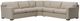 Palliser® Furniture Customizable Madison Track Arm 3-Piece Curved Sectional-0
