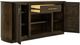 International Furniture Direct Mezquite Dark Brown TV Stand-4