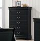 Furniture of America® Louis Philippe Black Chest-0