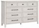 Signature Design by Ashley® Darbonton Dove White Dresser-0
