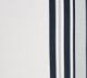Olliix by Madison Park Newport Black 20x20" Printed Stripe 3M Scotchgard Outdoor Square Pillow-1