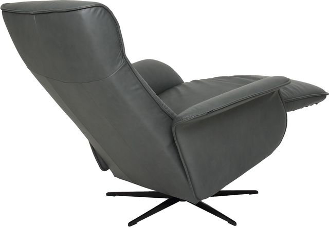 Fjords® Modern Living Finn Grey Small Dual Motion Swivel Recliner-3