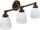 Moen® Brantford™ Oil Rubbed Bronze Three Globe Bath Light-0