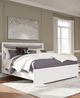 Signature Design by Ashley® Raechalla Gray/White King Upholstered Panel Bed-1