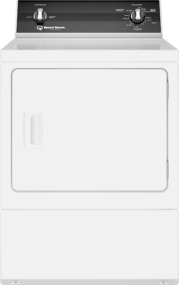 Speed Queen® 7.0 Cu. Ft. White Front Load Electric Dryer