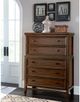 Mazin Furniture Frazier Park Brown Cherry Chest-3