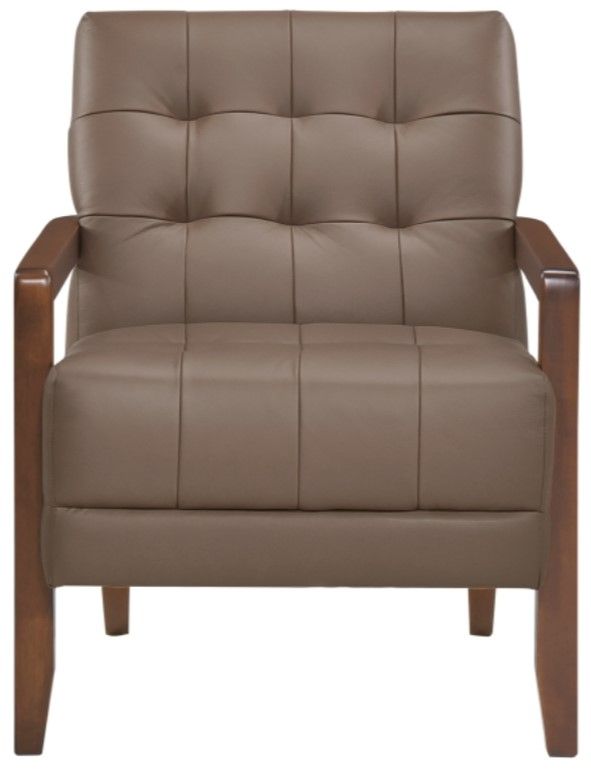 Homelegance® Crafton Brown/Walnut Accent Chair-2