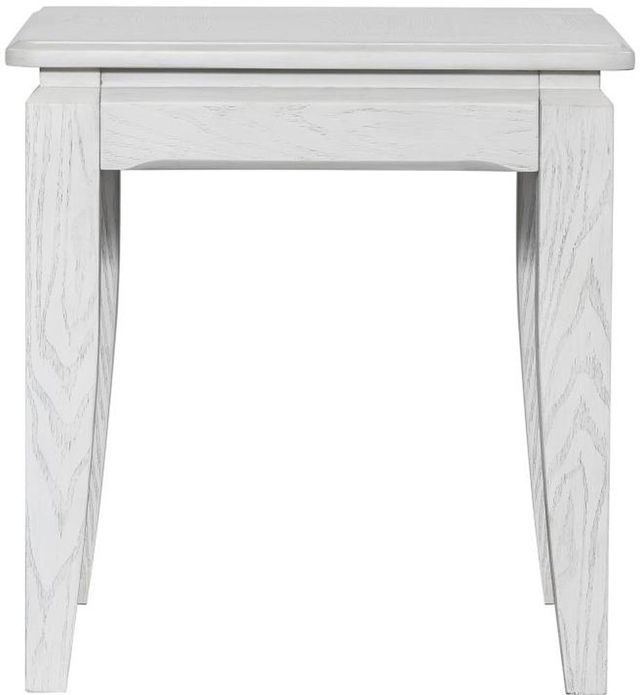 Bernards Bellamy Lane Whitewash End Table-2