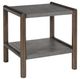 Signature Design by Ashley® Kallenny Gray End Table with Brown Base-0