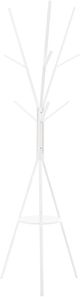 Monarch Specialties Inc. White 72" Metal Coat Rack-0