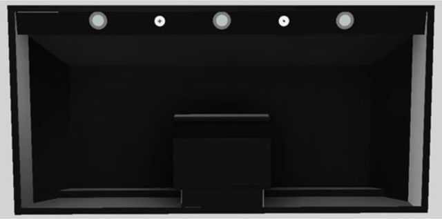Vent-A-Hood® Designer Series 48" Black Wall Mounted Range Hood-1