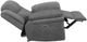 Coaster® Bahrain Charcoal Upholstered Power Glider Recliner-3