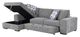 Homelegance® Raife 2-Piece Gray Sectional with Left Chaise-5
