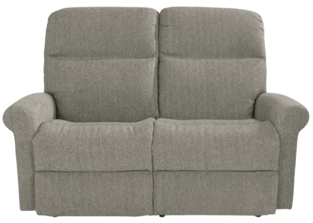 Flexsteel® Davis Dove Power Reclining Loveseat with Power Headrests-0