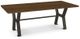 Amisco Customizable Parade 31" Solid Birch Table with 1.63" Thick Tabletop-0