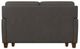 La-Z-Boy® Draper Pewter Leather Loveseat-3