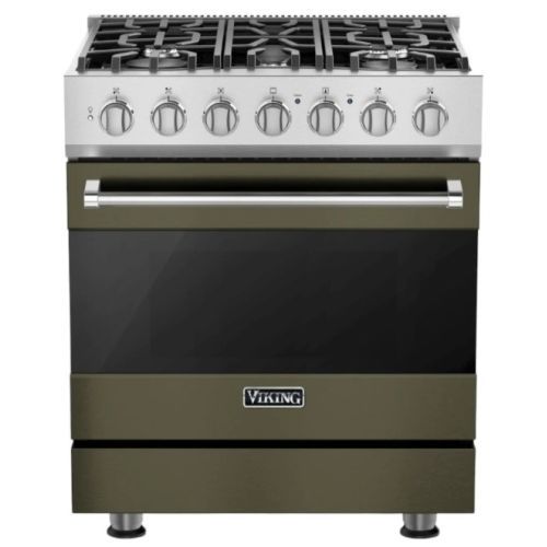 Viking® 3 Series 30" Martini Pro Style Dual Fuel Range-0