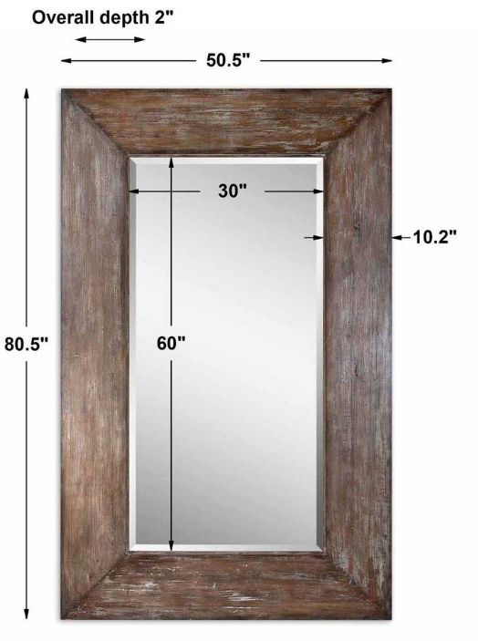 Uttermost® Langford Light Graywash Mirror-2