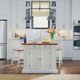 homestyles® Americana 3-Piece White Kitchen Island Set-4