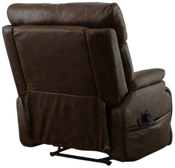 Flexsteel® Clive Brown  Power Recliner with Power Headrest-5