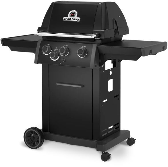 Broil King® Royal™ 340 Shadow 4-Burner Black Freestanding Natural Gas Grill-3
