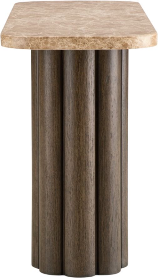 Signature Design by Ashley® Darimore Burnished Brown Sofa Table-2