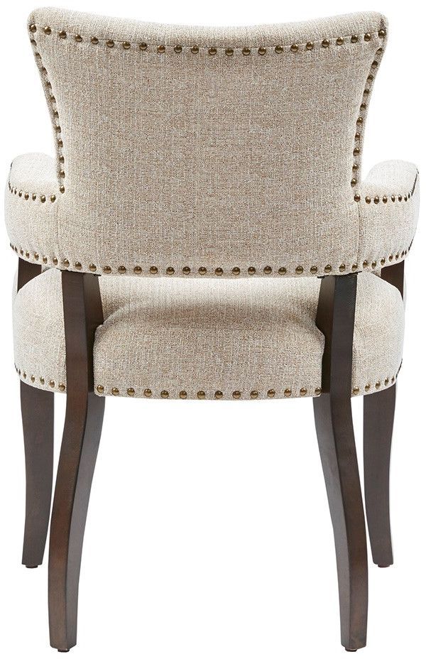 Olliix by INK+IVY Cream Set of 2 Brooklyn Dining Arm Chairs-1