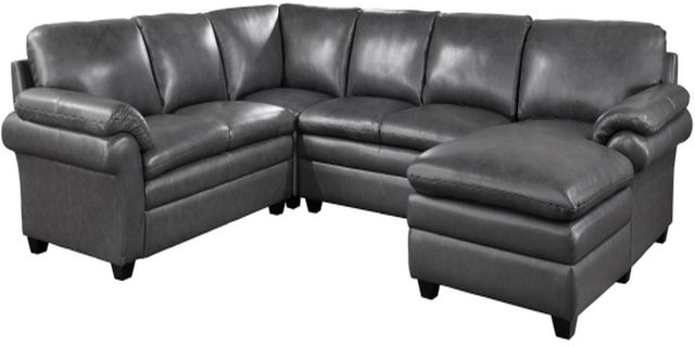Homelegance® Exton 4-Piece Gray Sectional-3