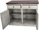 American Heartland Manufacturing Rustic Two-Tone Promo Kitchen Island-2