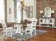 Signature Design by Ashley® Valebeck Brown Dining with White Trestle Legs-4