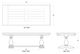 Bramble Straw Wash 96'' Trestle Dining Table-5