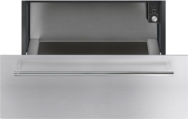 Smeg Classic 30" Fingerprint Proof Brushed Stainless Steel Warming Drawer-0