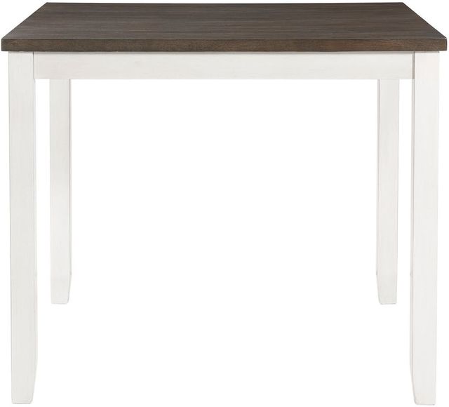Elements International Martin 5-Piece Dark Brown/White Counter Dining Set-1