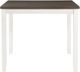 Elements International Martin 5-Piece Dark Brown/White Counter Dining Set-1