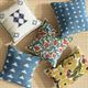 TOV Furniture Blossom Embroidered Daisy Throw Pillow-1